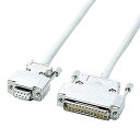 サンワサプライ RS-232Cケーブル KRS-423XF10N | ケーブル 関連単語 デジタル usb PC 周辺機器 アクセサリー 転送 信号 DVI 変換 ケーブル HDMI VGA インターフェース ディスプレイ パソコン DVD アナログ(2)