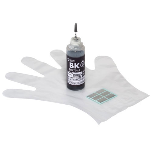 【5個セット】 サンワサプライ 詰め替えインク　BCI-300/330・XKI-N20対応 INK-C330B60X5 | プリンター PC 関連単語 紙 対応 インク 名刺 アイロン プリント 名前 画紙 印刷紙 詰替え 印刷 ラベル テプラ リボン レーザー インクジェット シール 写真 用紙 両面