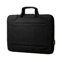 エレコム パソコンケース/リサイクル素材/取っ手付き/手提げ/撥水/防汚/CORDURA/15.6インチ/ブラック BM-IBLW15NBK | パソコン 関連単語 周辺機器 台 モニター バッグ チェア 卓上 アクセサリー ケース usb ハブ パット PC ノート デスクトップ デスク スタンド(2)