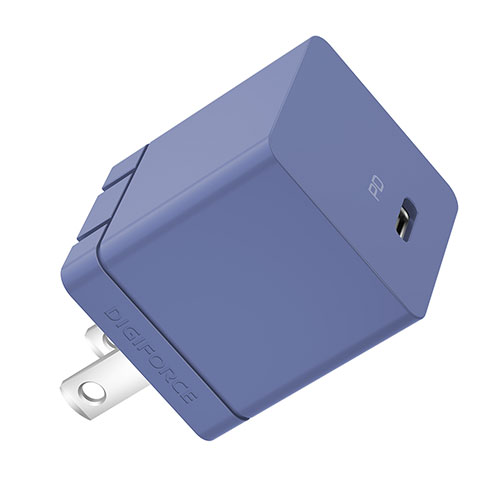 デジフォース Cube キューブ型PD充電器 30W 1C ネイビーブルー D0081NB | 充電 ルーター モバイル バッテリー クレードル 電子 関連単語 ラック type-c ボックス 壁掛け 軽量 小型 大容量 ソーラ アンカー iphone 充電器 ケーブル タイプc 急速 収納 隠し 単3