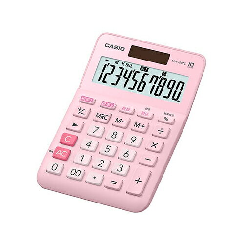 カシオ計算機 W税率電卓 ミニジャストタイプ 10桁 ピンク MW-100TC-PK-N | 電卓 大きい 小さい 12桁 12 桁 おしゃれ 簿記 可愛い かわいい オシャレ 簿記 ミニ ちいさい おおきい 事務 オフィス カシオ計算機 W税率電卓 ミニジャストタイプ 10桁 ピンク MW-100TC-PK-N | 電卓 大きい 小さい 12桁 12 桁 おしゃれ 簿記 可愛い かわいい オシャレ 簿記 ミニ ちいさい おおきい 事務 オフィス