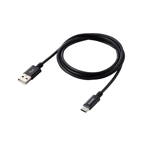 パソコン パーツ 部品 LAN スタンド 情報 マウス スマートフォン OA機器 周辺 スマホ デジタル関連 | エレコム USB-A to USB Type-Cケーブル LEDライト付き タッチセンサー 1.2m ブラック MPA-ACT12BK