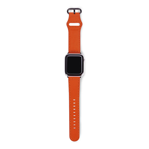 EGARDEN GENUINE LEATHER STRAP for Apple Watch 49/45/44/42mm Apple Watch用バンド オレンジ EGD20588AW | Apple 関連単語 スマホ タブレット ギフト Pencil ウオッチ メンズ アップル watch 10 バンド se 9 充電器 充電 カバー ultra スマートフォン カード