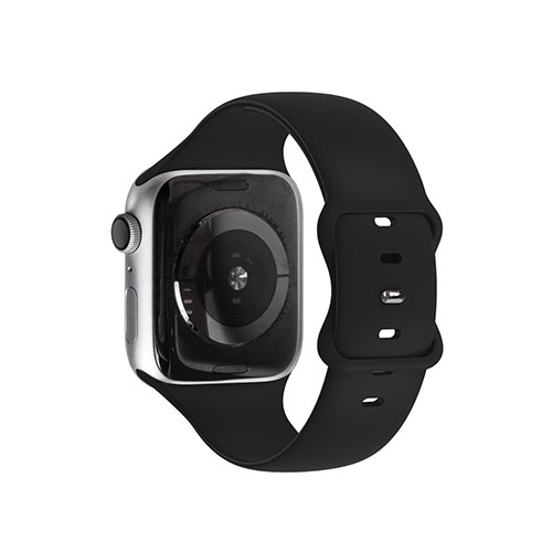 EGARDEN SILICONE BAND for Apple Watch 49/45/44/42mm Apple Watch用バンド ブラック EGD21777AWBK | Apple 関連単語 スマホ タブレット ギフト Pencil ウオッチ メンズ アップル watch 10 バンド se 9 充電器 充電 カバー ultra スマートフォン カード