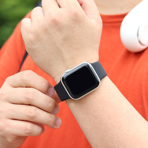 EGARDEN SILICONE BAND for Apple Watch 49/45/44/42mm Apple Watch用バンド ブラック EGD21777AWBK | Apple 関連単語 スマホ タブレット ギフト Pencil ウオッチ メンズ アップル watch 10 バンド se 9 充電器 充電 カバー ultra スマートフォン カード