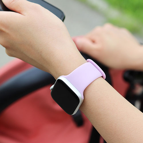 EGARDEN SILICONE BAND for Apple Watch 49/45/44/42mm Apple Watch用バンド ライラック EGD21779AWLL | Apple 関連単語 スマートフォン カード スマホ タブレット ギフト Pencil ウオッチ メンズ アップル watch 10 バンド se 9 充電器 充電 カバー ultra