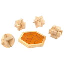 大人のための木製パズル5点セット K20460816 関連:(送料無料 通販 グッズ 商品 便利 父の日 母の日 クリスマス 結婚 プレゼント)