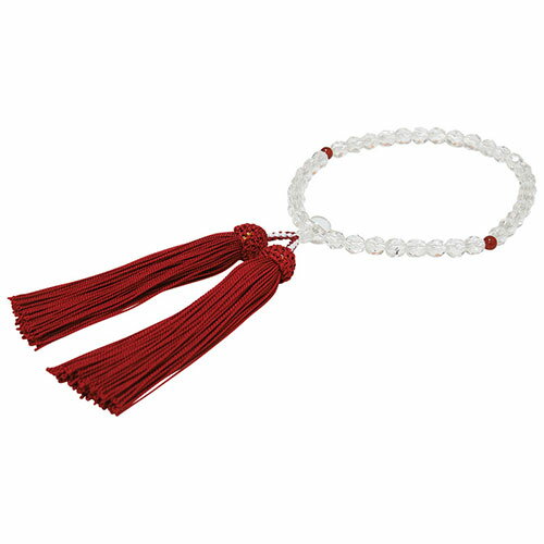 女性用念珠 二十面切子 K20458434 関連：(日常 生活 暮らし グッズ 商品 アイデア 時短 便利 父の日 母の日 クリスマス 結婚 プレゼント)