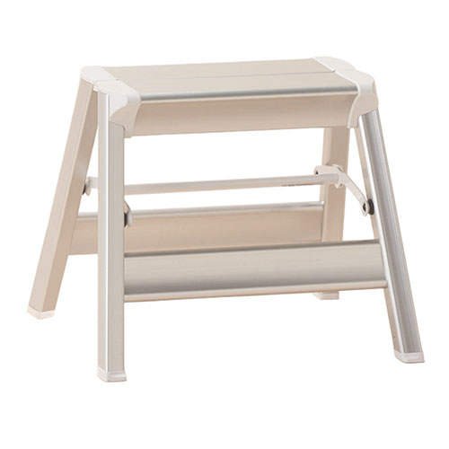 アルミ合金製踏み台1段 ブラック K20859226 関連：(アイディア 時短 グッズ 商品 生活 暮らし 便利 安全)