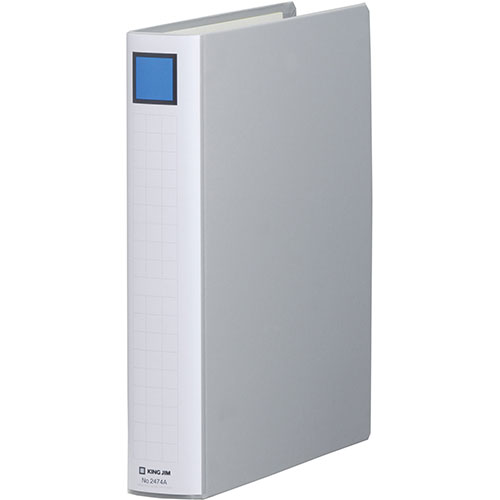 KING JIM キングジム キングファイルSDDE A4S グレー KJ-2474A-GY 関連:(送料無料 通販 グッズ 商品 便利 父の日 母の日 クリス...