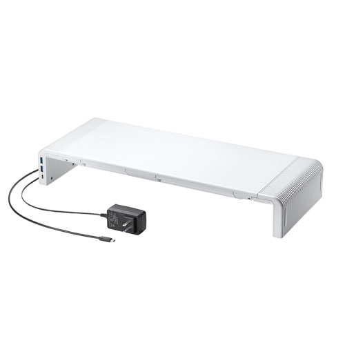 サンワサプライ USB Type-C接続ハブ付き机上ラック MR-LC210CHW | パソコン 周辺機器 関連:コンセント 充電器 延長 タイプ メモリー アダプタ ハブ 容量 ケーブル 充電 変換 type usbメモリ サンワサプライ USB Type-C接続ハブ付き机上ラック MR-LC210CHW | パソコン 周辺機器 関連:コンセント 充電器 延長 タイプ メモリー アダプタ ハブ 容量 ケーブル 充電 変換 type usbメモリ