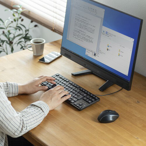 パット WEB LAN ルーター パソコン スマートフォン スマホ OA機器 デジタル 情報 周辺 デジタル関連 | サンワサプライ 静音キーボード SKB-SL38BK