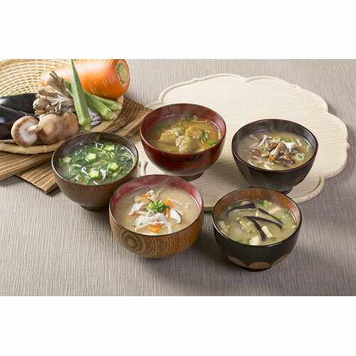 【100食分(5食分×20袋)】 コスモス食品 しあわせいっぱいみそ汁5つの味詰合せ CSF00060X20 関連：(おすすめ 送料無料 グッズ 商品 用品 人気 簡単 快適 ユニーク おもしろ)