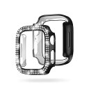 EGARDEN ガラスフィルム一体型ラインストーンケース for Apple Watch 45mm ブラック EG24868AWBK | Apple 関連単語 ...