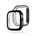 EGARDEN ガラスフィルム一体型ケース for Apple Watch 45mm ブラック EG24876AWBK | Apple 関連単語 スマートフォン...