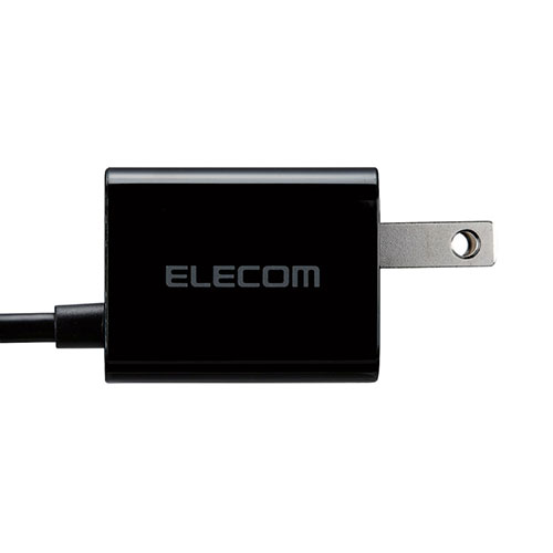 エレコム USB Power Delivery 20W AC充電器(Lightningケーブル一体型) MPA-ACLP05BK