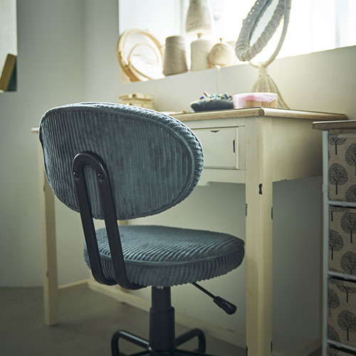 東谷 デスクチェア グレー KGI-109CGY 関連:(アイディア 時短 グッズ 商品 生活 暮らし 便利 安全) [3]