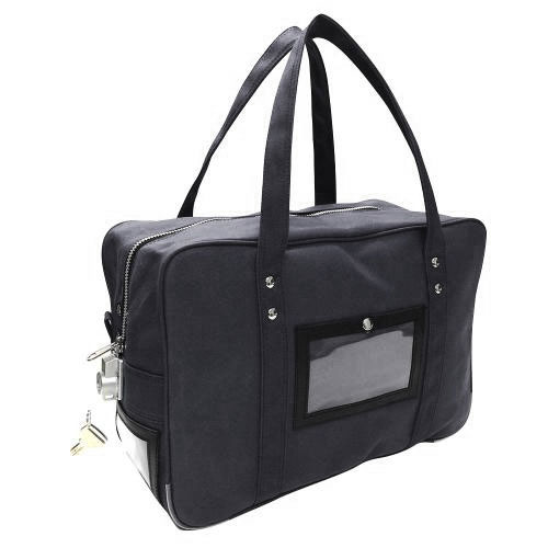 三実通商 みつみ通商 8号帆布メール用カバン(中) MJ-22 ブラック MTM38410 | ポーチ バッグ 鞄 カバン ..