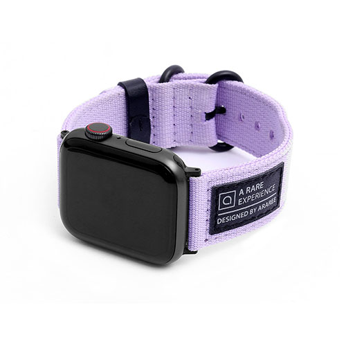 機器 パーツ ケース スタンド アクセサリー 部品 マウス パット WEB LAN ルーター デジタル関連 | araree SOFT WOVEN STRAP for Apple Watch 41 40 38mm ライトパープル AR25016AW