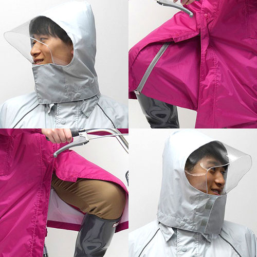 （まとめ）川西工業 レインウェア（男女兼用）雨職人 グレー Lサイズ 3530-GR-L 1着【×3セット】[21]