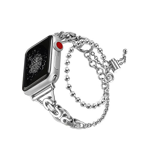 TF7 BRACELET STRAP for Apple Watch 41/40/38mm シルバー TF72660