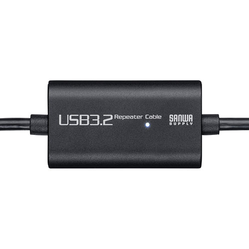 サンワサプライ USB3.2 A-TypeCロングケーブル(5m・VRヘッドセット対応) KB-USB-RLC305 | PC スマホ 機器 関連：アダプタ 延長 ケーブル タイプ 充電 メモリー usbメモリ ハブ コンセント 変換 充電器 容量 type