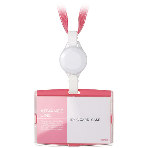 ソニック SONiC ハードケース&リールストラップ ピンク AL-894-P 関連：(アイディア 時短 グッズ 商品 ..