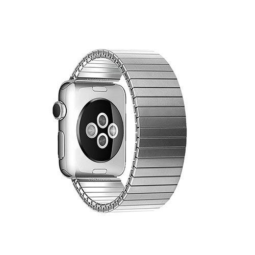 TF7 メタルストレッチバンド for Apple Watch 49/45/44/42mm Sサイズ シルバー TF21SV44S