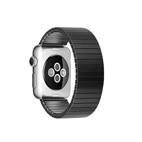 TF7 メタルストレッチバンド for Apple Watch 49/45/44/42mm Lサイズ ブラック TF21BK44L