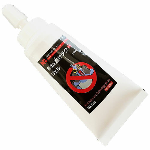 ニッショウ機器 鳥さん避けテク ジェル120ml NSKK-037 | 忌避 害獣 駆除 蚊 関連単語 撃退器 ネット ねずみ 鼠 超音波 虫除け 虫よけ スプレー キャンプ アウトドア 蚊取り シール 撃退 忌避剤 鳩 ハト 駆除 対策