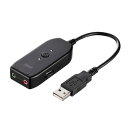 サンワサプライ USBオーディオ変換アダプタ MM-ADUSB3N | パソコン 周辺機器 関連:コンセント 充電器 延長 タイプ メモリー アダプタ ハブ 容量 ケーブル 充電 変換 type usbメモリ(2)