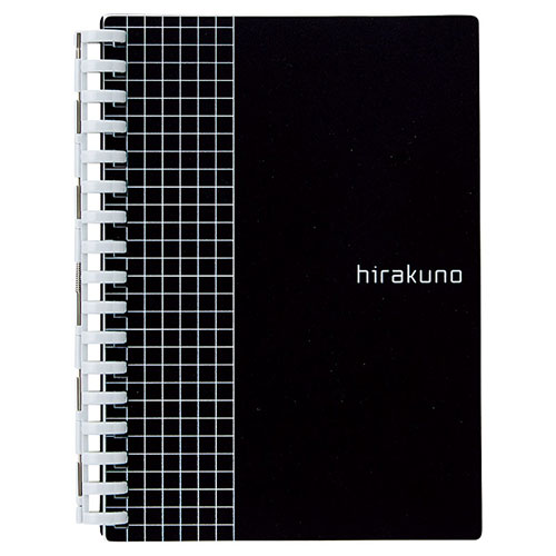 LIHIT LAB. hirakuno ツイストノート(A6) ブラック 22455704 関連：(送料無料 通販 グッズ 商品 便利 父の日 母の日 クリスマス 結婚 プレゼント)
