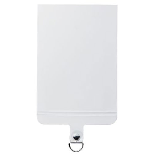 創造生活館のOA機器 デジタル 情報 周辺 機器 パーツ ケース スタンド アクセサリー 部品 マウス デジタル関連 | エレコム ストラップホールシート カードスリーブタイプ M マットクリア P-STHD1CAMCR｜アングル2