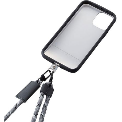 創造生活館のLAN デジタル パット 情報 スタンド ケース ルーター 周辺 スマホ パーツ アクセサリー デジタル関連 | エレコム ストラップホールシート 2枚入 1口タイプ クリア P-STHD1CR｜アングル3