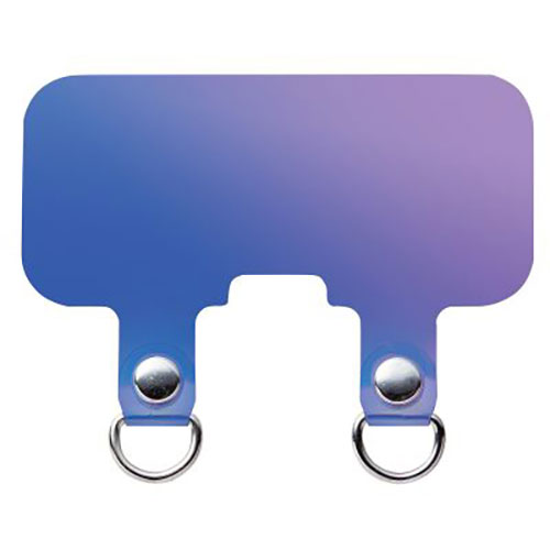 創造生活館のスタンド アクセサリー 部品 マウス パット WEB LAN ルーター パソコン スマートフォン スマホ デジタル関連 | エレコム ストラップホールシート 2枚入 2口タイプ オーロラ P-STHD2ACR｜アングル2