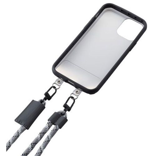 創造生活館のLAN ルーター パソコン スマートフォン スマホ OA機器 デジタル 情報 周辺 機器 パーツ デジタル関連 | エレコム ストラップホールシート 2枚入 2口タイプ クリア P-STHD2CR｜アングル3