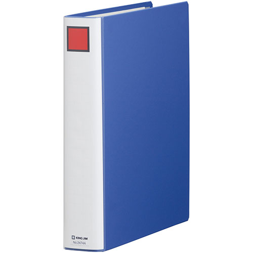 【5個セット】 KING JIM キングジム キングファイルSDDE A4S 青 KJ-2474A-BLX5 関連:(送料無料 通販 グッズ 商品 便利 父の日...
