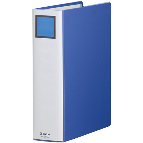 【5個セット】 KING JIM キングジム キングファイルSDDE A4S 青 KJ-2476A-BLX5 関連:(送料無料 通販 グッズ 商品 便利 父の日...