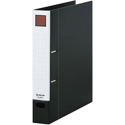 【10個セット】 KING JIM キングジム レバーリングファイル Dタイプ A4タテ 35mm 黒 KJ-6873-BKX10 関連:(日常 生活 暮らし ...