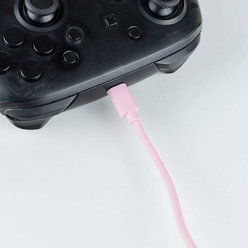 機器 パーツ ケース スタンド アクセサリー 部品 マウス パット WEB LAN ルーター デジタル関連 | 5個セット アンサー シリコンソフトケーブル 2m パウダーピンク ANS-H134PPX5