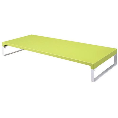 LIHIT LAB. 机上台 幅590mm キーボードサイズ 黄緑 A-7332-6-YG | キーボード 関連単語 bluetooth テン..