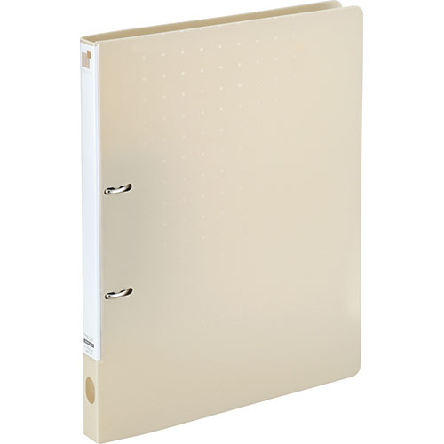 LIHIT LAB. ツイストリングファイル スマートスリム A4 ベージユ F-7005-16-BE 関連：(おすすめ 送料無..