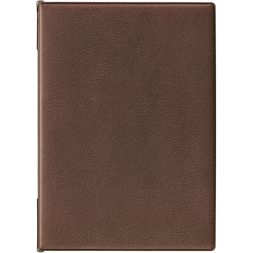オープン工業 メニューファイル レザー調 4頁 B5 茶 OPEN-K-MN-171-BR 関連：(アイディア 時短 グッズ 商品 生活 暮らし 便利 安全)米寿 成人の日 初盆 葬儀 入学 お盆 初七日 七夕 生鮮食品 御供