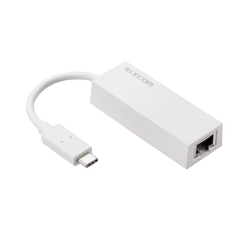 パット WEB LAN ルーター パソコン スマートフォン スマホ OA機器 デジタル 情報 周辺 デジタル関連 | エレコム USB Type-C TM コネクター 1Gbps 有線LANアダプター EDC-GUC3V2-W