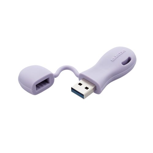 OA機器 デジタル 情報 周辺 機器 パーツ ケース スタンド アクセサリー 部品 マウス デジタル関連 | エレコム 子ども向けUSB3.2 Gen1 メモリ パープル MF-JRU3032GPU