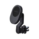 パソコン スマホ OA機器 デジタル 情報 周辺 機器 パーツ ケース スタンド アクセサリー デジタル関連 | エレコム ワイヤレス充電機能付きマグネット車載ホルダー W-QC11BK(2)