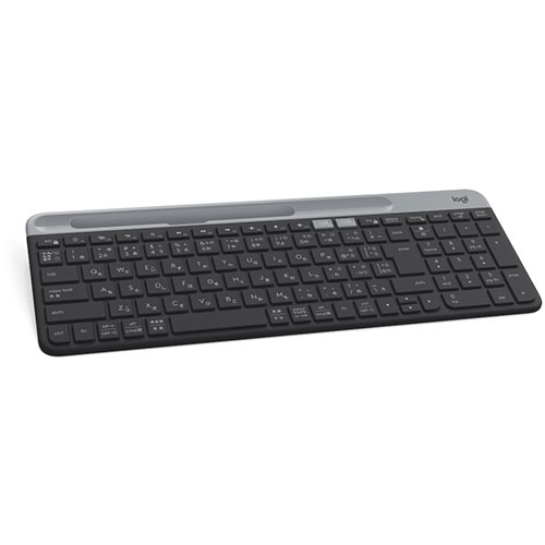 ロジクール logicool K580 スリムマルチデバイスキーボード K580GR 関連（周辺機器 アクセサリー スマートフォン PC カード USB ハブ コンバータ スマホ リーダー スキャナー）