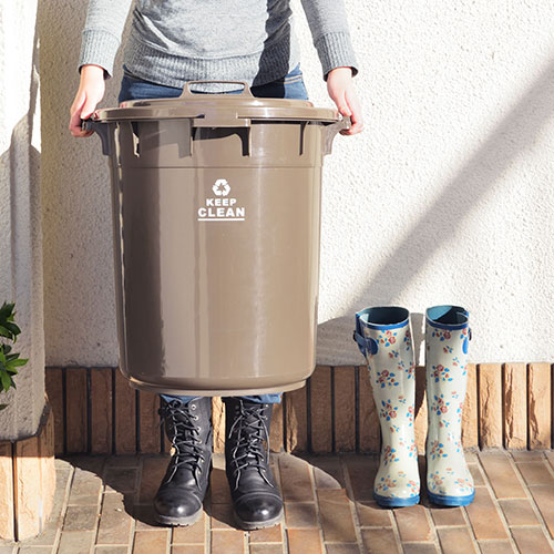 東谷 ペール45L ブラウン LFS-765BR 関連( 家具 種類 間仕切り フロアー 床 ランドリー ダイニング タンス かご こたつ ) [3]