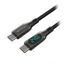 TIKTAALIK LCDディスプレイ付き 240W PD USB-C to Cケーブル (1.5m) TT25258 | PC スマホ 機器 関連:アダプタ 延長 ケーブル タイプ 充電 メモリー usbメモリ ハブ コンセント 変換 充電器 容量 type(2)