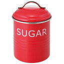 佐藤金属興業 バーネット キャニスター SUGAR 赤 SALUS204419 関連(日常 生活 暮らし グッズ 商品 アイデア 時短 便利 父の日 母の日 クリスマス 結婚 プレゼント)